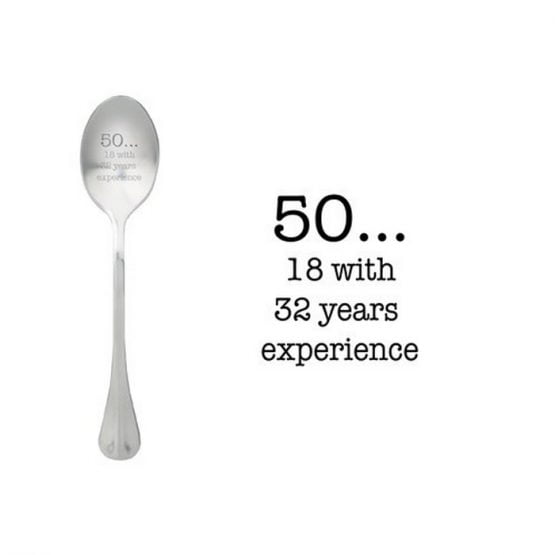 One message spoon 50 is 18