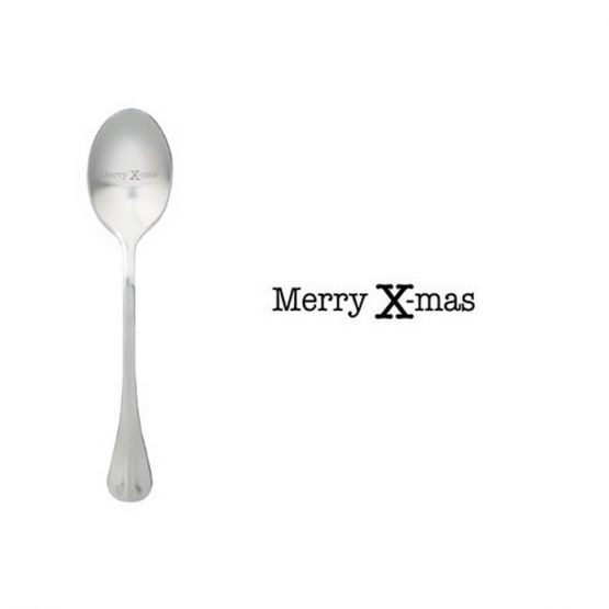 One message spoon Merry x-mas